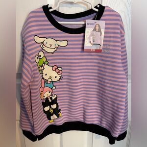 Hello Kitty & Friends Girls Sweatshirt, Sizes 8 & 10 Available NWT